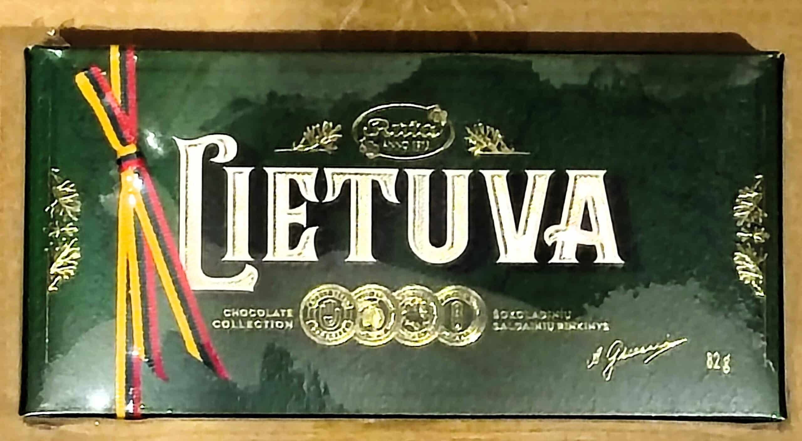 LIETUVA Kolekcja cukierków czekoladowych Litwa 82 g(firmowy) - obrazek 1
